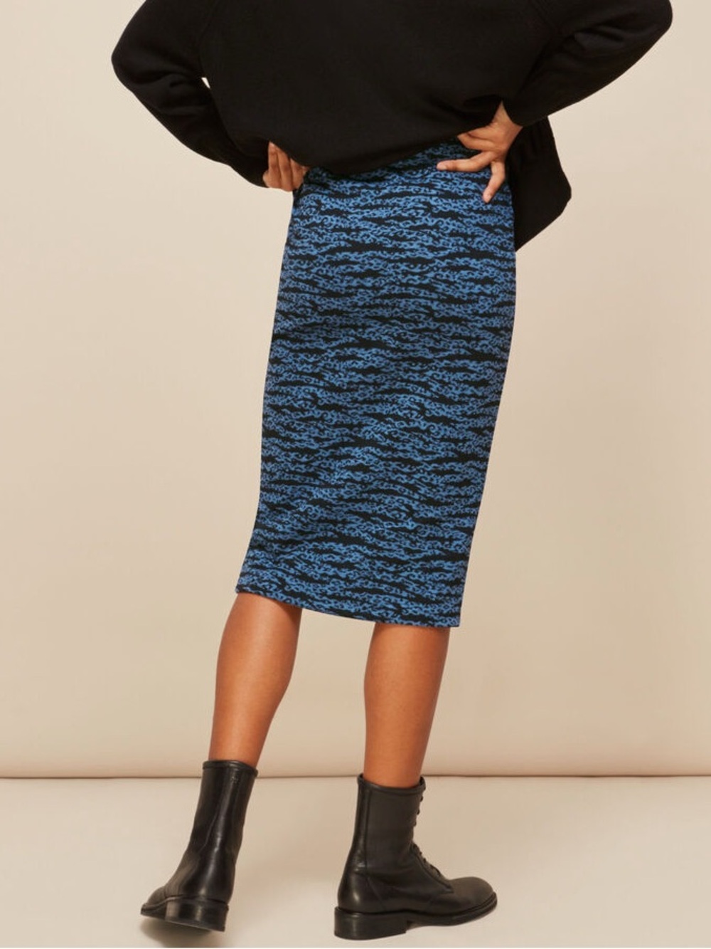 NWT Tiger Stripe Jersey skirt 2 XS